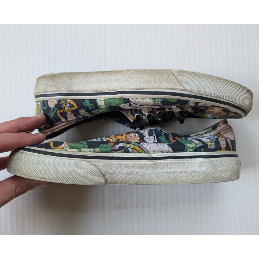 Toy Story Vans Shoes Womens 8.5 Woody‎ Buzz Lightyear Mens 7 Disney Old Skool - Picture 2 of 9